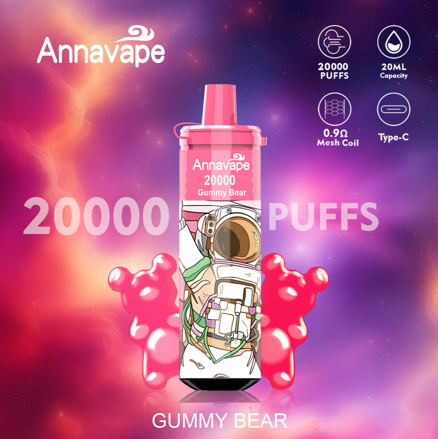 Annavape 20.000 Puffs