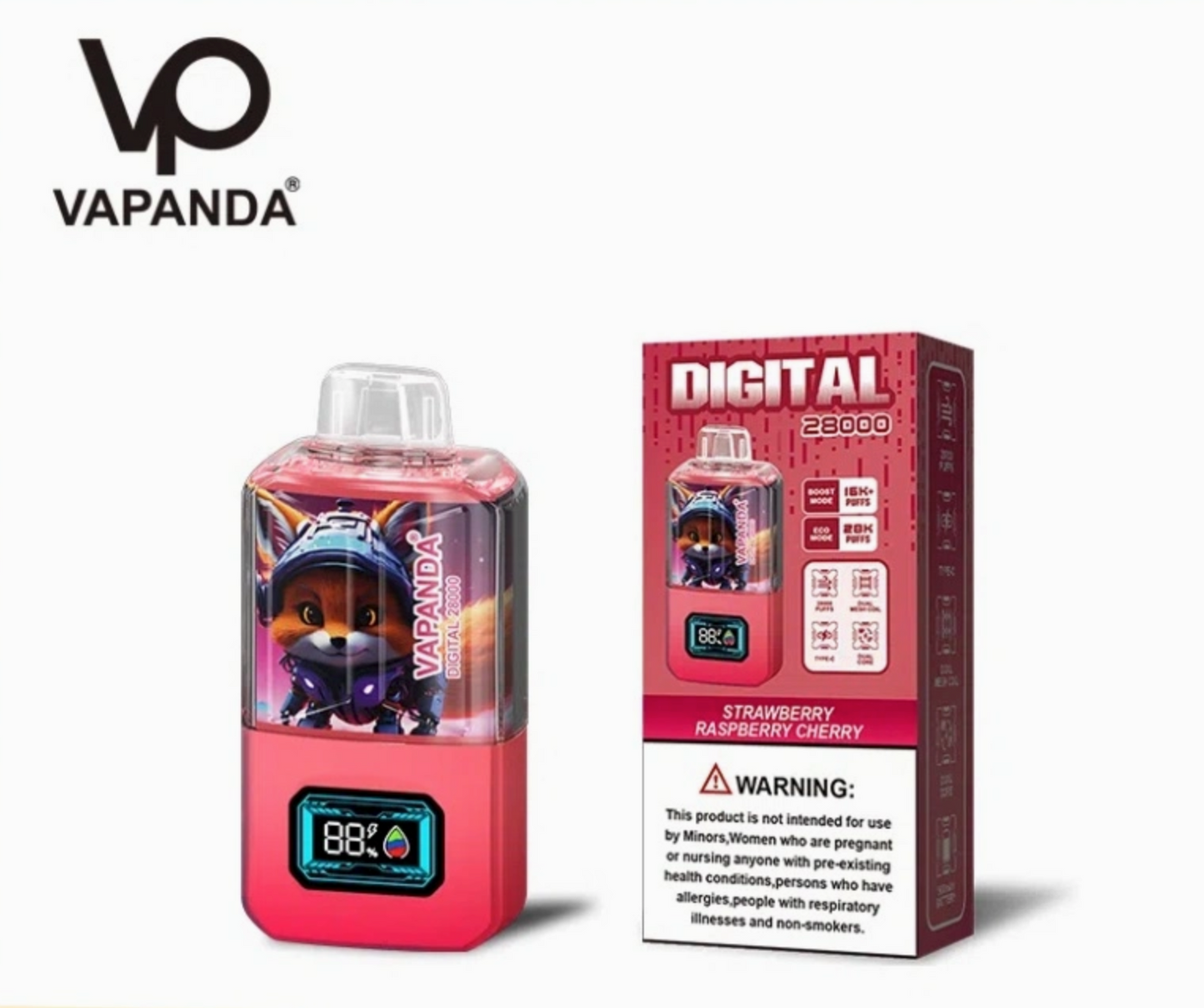 Vapanda Digital 28.000 Puffs