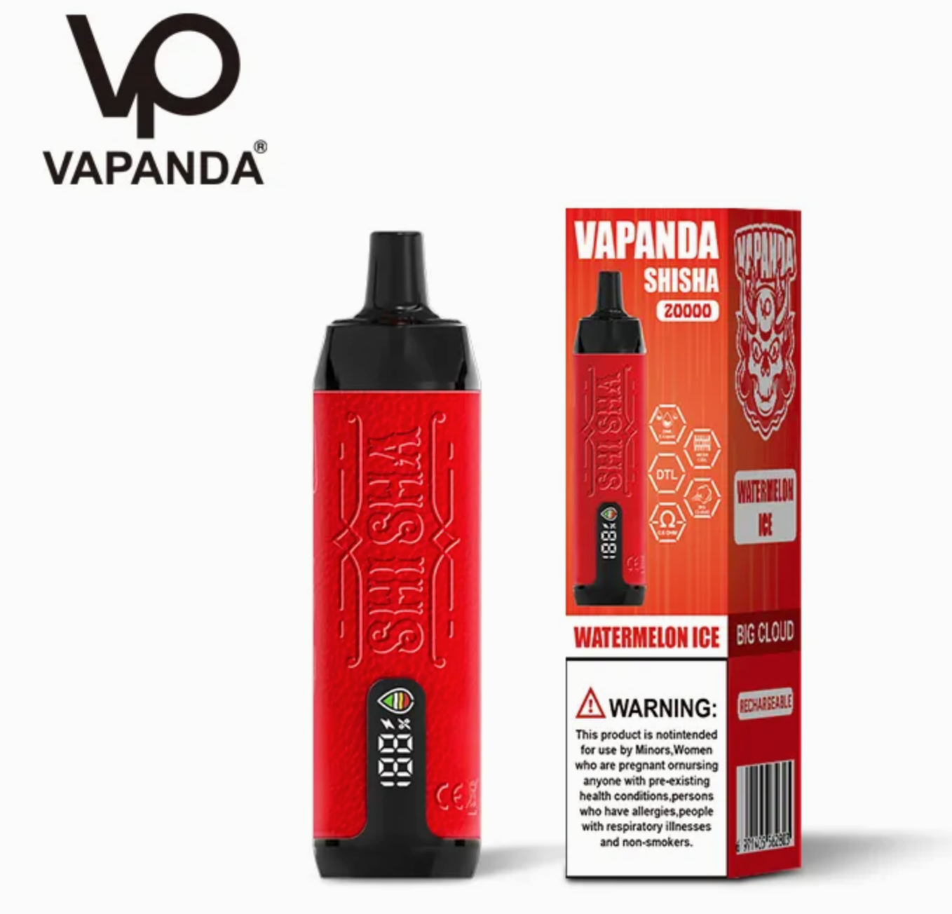 Vapanda Shisha Vapes 20.000 Puffs