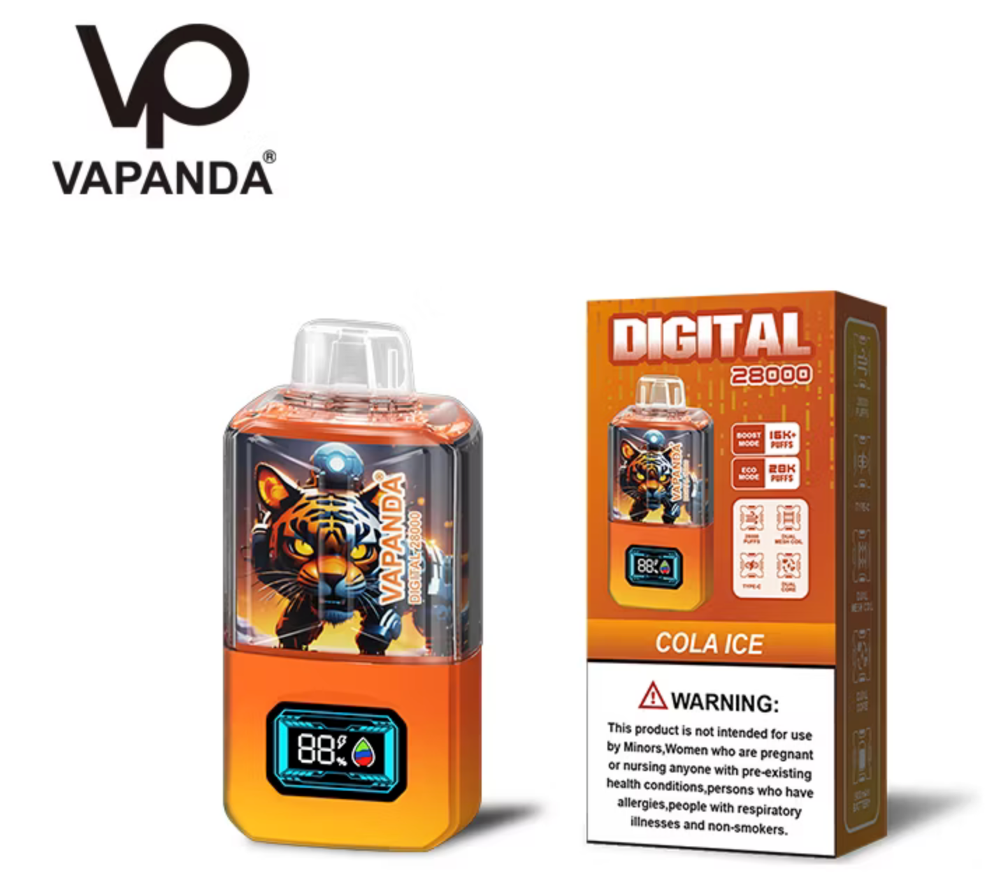 Vapanda Digital 28.000 Puffs